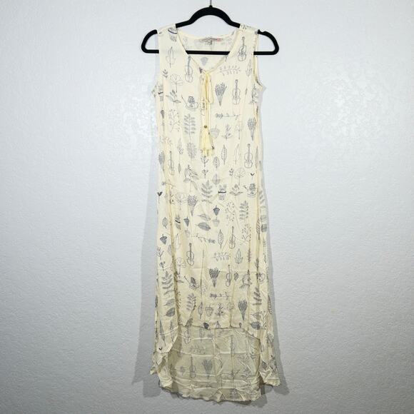 Melange Colour Me Pale Yellow Langenlook Midi Dress XS - Picture 1 of 6
